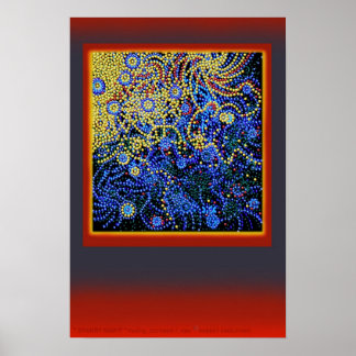 " STARRY NIGHT " floating__by: Robert Singletary Poster