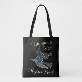 Starry Night Flying Hexe Tasche