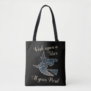 Starry Night Flying Hexe Tasche
