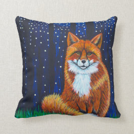 Starry Night Fox Kissen