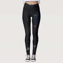 Starry Night Galaxy Leggings