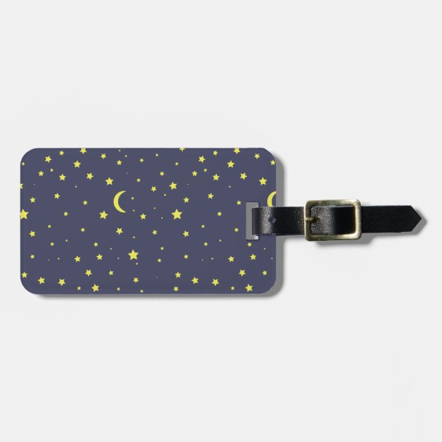 Starry Night Gepäckanhänger (Vorderseite horizontal)