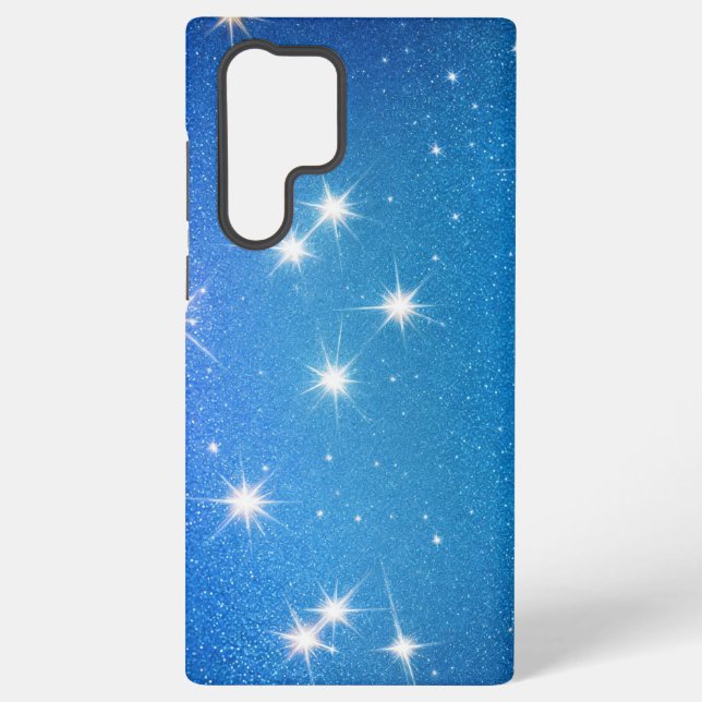 Starry Night Glittering Galaxy Phone Case Samsung Galaxy Hülle (Rückseite)