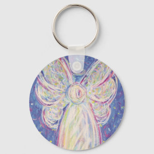 Starry Night Guardian Angel Art Charm Schlüsselanh Schlüsselanhänger