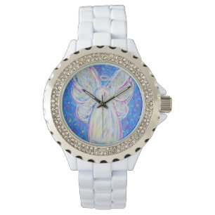 Starry Night Guardian Angel Custom Watch Design Armbanduhr