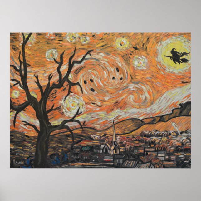 Starry Night Halloween Poster (Vorne)