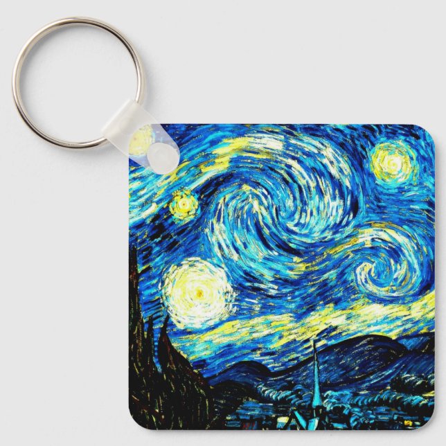 Starry Night, Hitch Cover Schlüsselanhänger (Vorderseite)