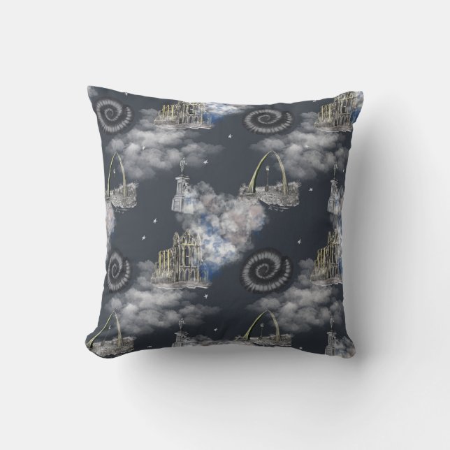 Starry Night in Whitby Cushion Kissen (Vorderseite)