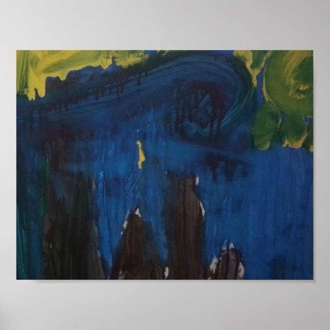 "Starry Night Interpretation" Poster (Vorne)