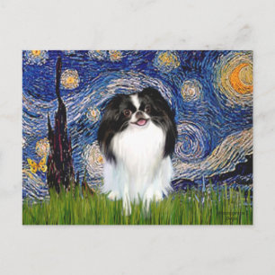 Starry Night - Japanisches Kinn 3 Postkarte