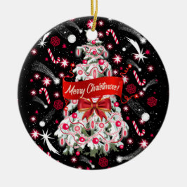 Starry Night Keramik Ornament