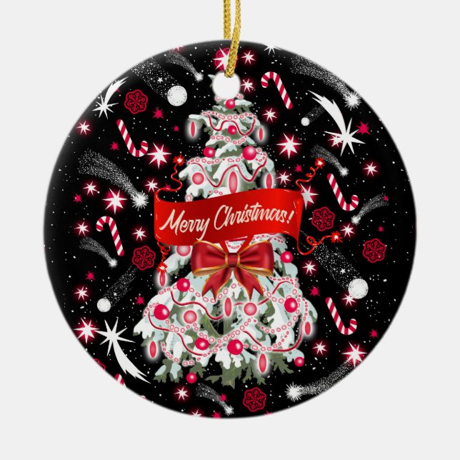 Starry Night Keramik Ornament (Vorne)