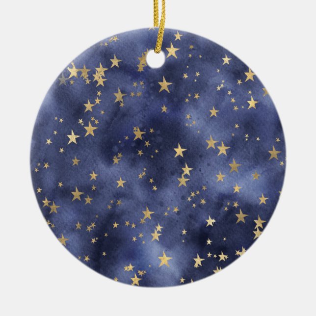 Starry Night Keramik Ornament (Vorne)