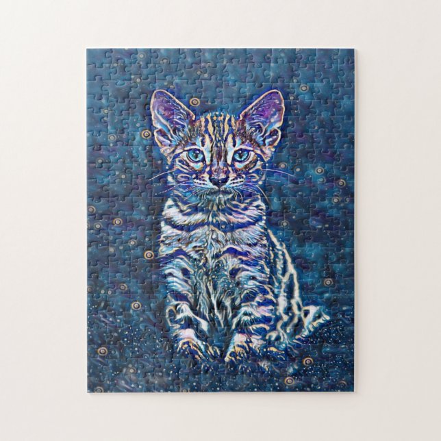 Starry Night Kitten (Vertikal)