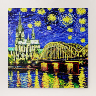 Starry Night Köln Dom Deutschland