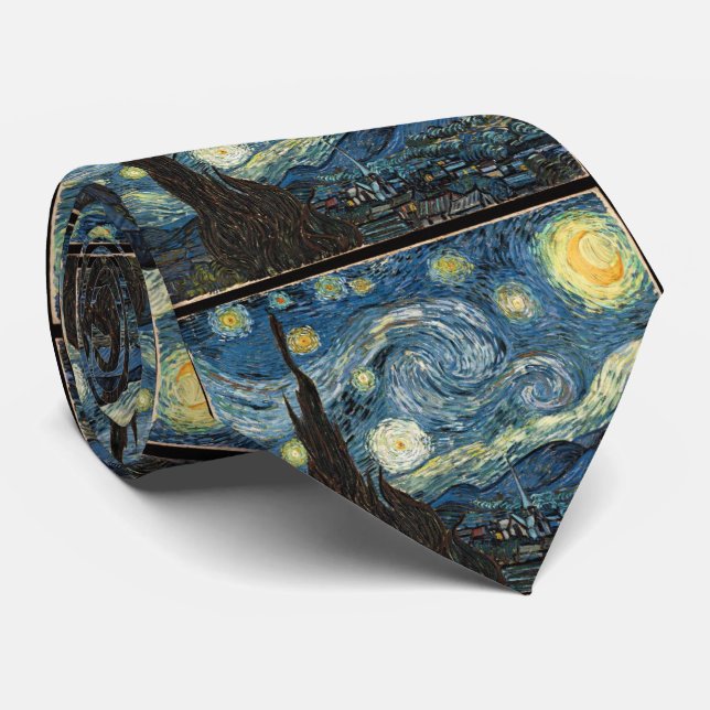Starry Night Krawatte (Gerollt)