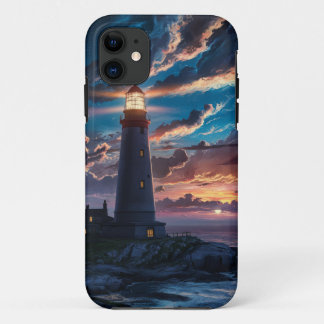 Starry Night Lighthouse Case-Mate iPhone Hülle