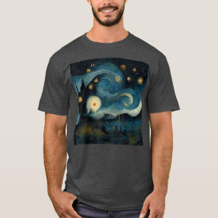 Starry Night mied mit Hieronymus Bosch T-Shirt