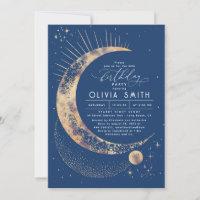 Starry Night Moon Mystical Celestiday