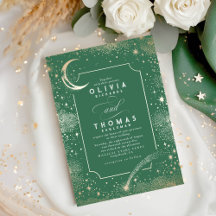 Starry Night Moon Shooting Star Celestie Wedding