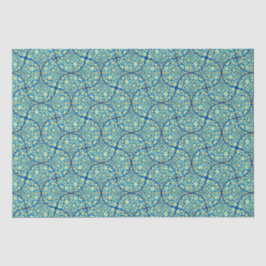 Starry Night on Sea Doodle Art Deco Seidenpapier