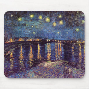 Starry Night Over Rhone - Van Gogh Mousepad