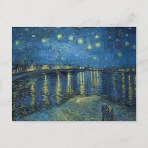 Starry Night Over the Rhone (1888) Vincent van Gog Postkarte