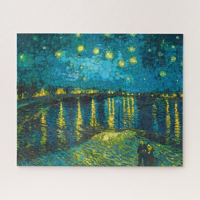 Starry Night Over the Rhone by After Van Gogh (Horizontal)