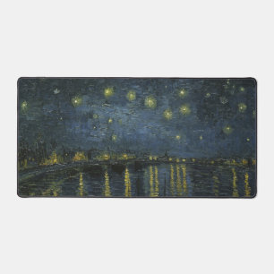 Starry Night Over the Rhône, Ölgemälde Van Gogh Schreibtischunterlage
