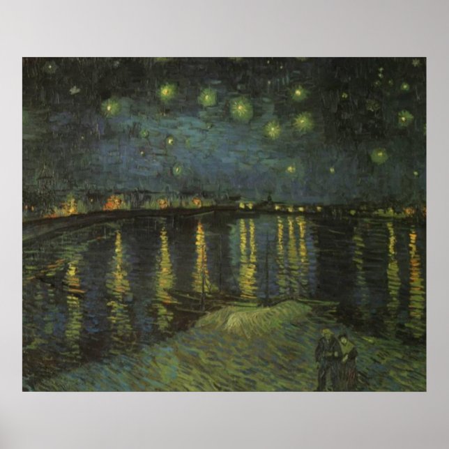 Starry Night Over the Rhone PostBeeinont Poster (Vorne)