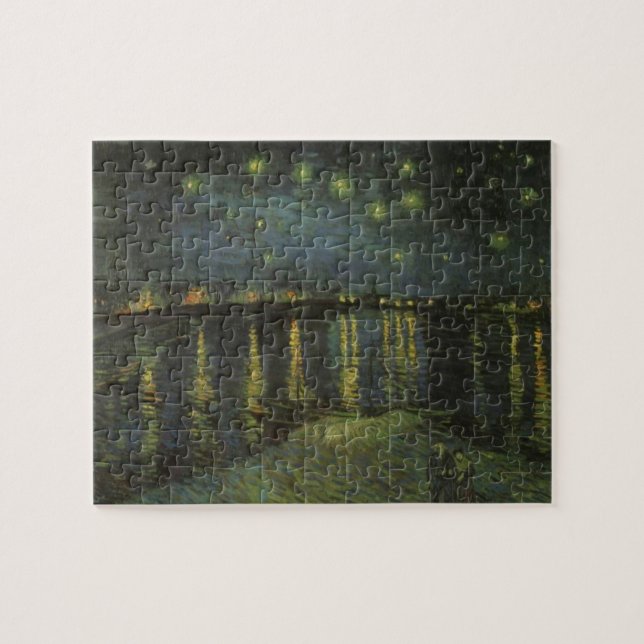 Starry Night Over the Rhone Van Gogh Gemälde Art (Horizontal)