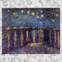 Starry Night Over the Rhone von Vincent van Gogh