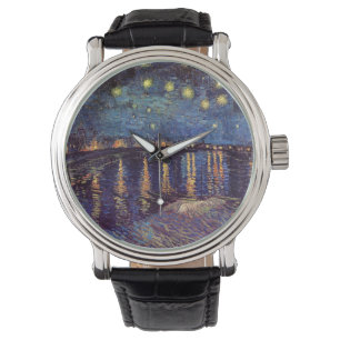 Starry Night Over the Rhone von Vincent van Gogh Armbanduhr