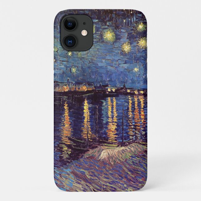 Starry Night Over the Rhone von Vincent van Gogh Case-Mate iPhone Hülle (Rückseite)