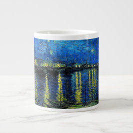 Starry Night Over the Rhone von Vincent Van Gogh Jumbo-Tasse