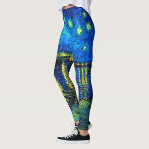 Starry Night Over the Rhone von Vincent Van Gogh Leggings