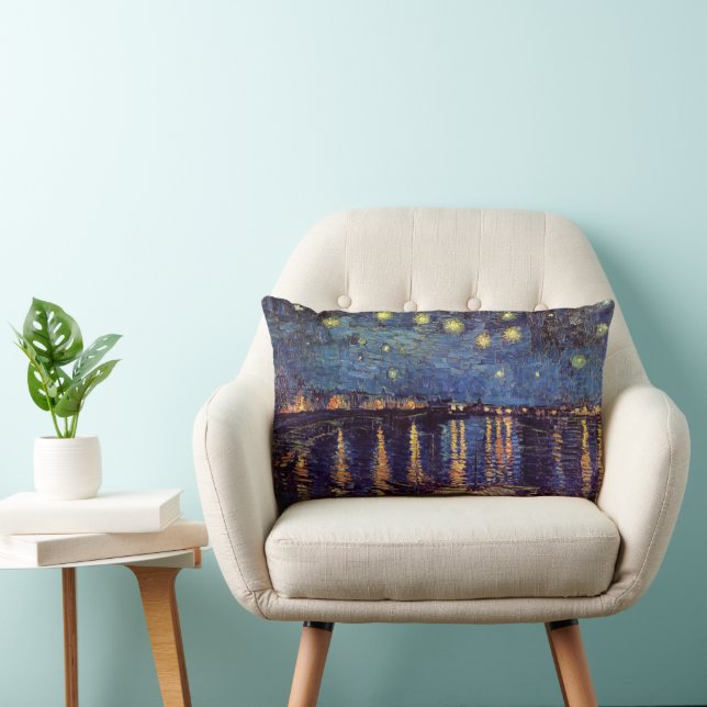 Starry Night Over the Rhone von Vincent van Gogh Lendenkissen (Stuhl )