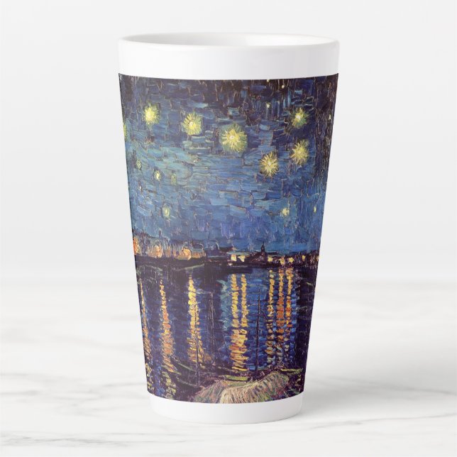 Starry Night Over the Rhone von Vincent van Gogh Milchtasse (Vorderseite)