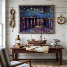 Starry Night Over the Rhone von Vincent van Gogh