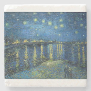 Starry Night Over the Rhone von Vincent van Gogh Steinuntersetzer