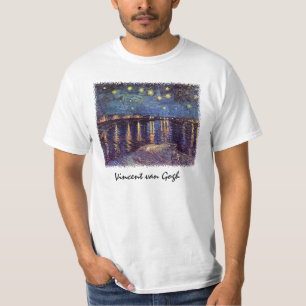 Starry Night Over the Rhone von Vincent van Gogh T-Shirt