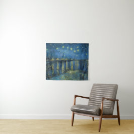 Starry Night Over the Rhone von Vincent van Gogh Wandteppich