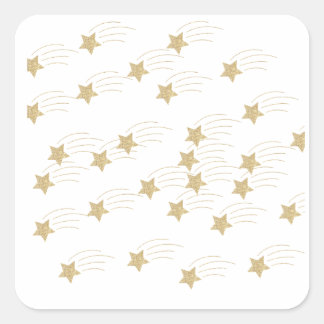 Starry Night Overlays Quadratischer Aufkleber