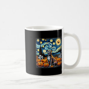 Starry Night Pitbull Halloween Kaffeetasse