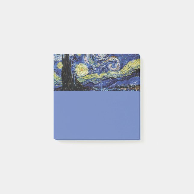 Starry Night Post-it Klebezettel (Vorderseite)