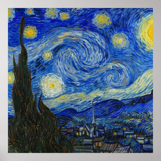 Starry Night Poster (Vorne)