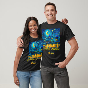 Starry Night Ramadan Mosque T-Shirt