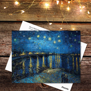 Starry Night Rhone Vincent van Gogh Postcard Postkarte
