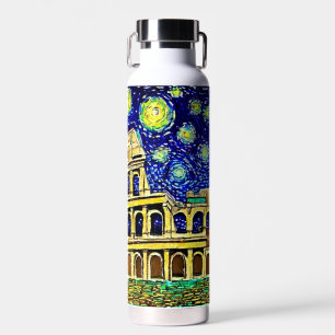 Starry Night Rome Italien Trinkflasche