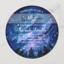 Starry Night Sky Brautparty Einladung